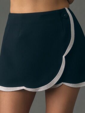 ANTHROPOLOGY MAEVE navy skorts